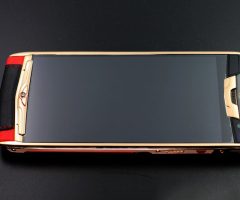 vertu signature touch bentley red gold