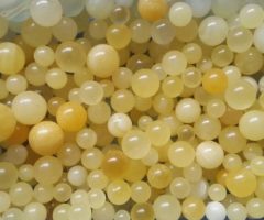 Natural ukrainian amber beads yellow