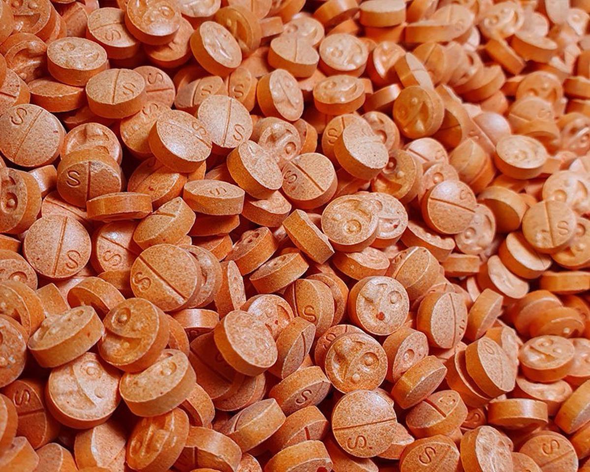 50x Orange Smiley 220mg MDMA Pills Australia-Australia