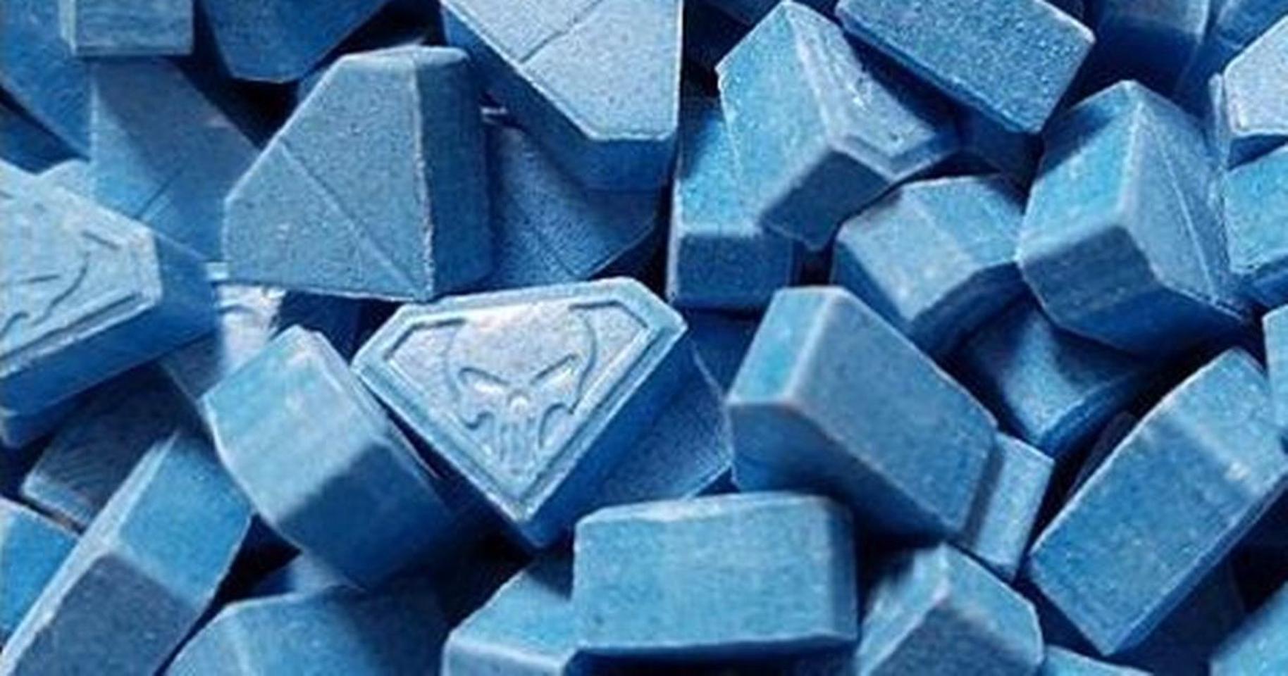 100x Blue Punisher 300mg MDMA Pills
